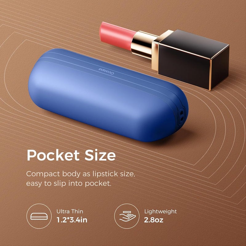 OCOOPA 2 in 1 Magnetic Rechargeable Hand Warmers, UT2s Mini Electric Handwarmers 2 Pack, Split USB-C, Reusable Portable Pocket Heater, Raynauds, Golf, Christmas, Tech Gifts for Women Men - Image 2